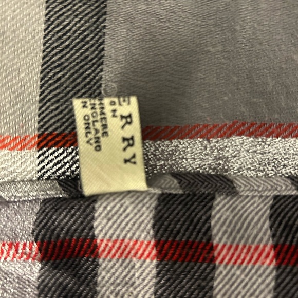 Burberry London 100% Cashmere Plaid Winter Scarf Limited Edition Designer - Picture 2 of 6